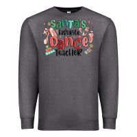 Charcoal Heather santa's favorite dance teacher Premium Sweatshirt - MaliasSmallBusiness