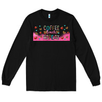 Black coffee teach repeat teacher libbey glass Long Sleeve Tee - HRA Design Shop