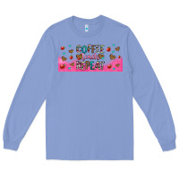 Colony Blue coffee teach repeat teacher libbey glass Long Sleeve Tee - HRA Design Shop