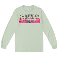 Matcha coffee teach repeat teacher libbey glass Long Sleeve Tee - HRA Design Shop