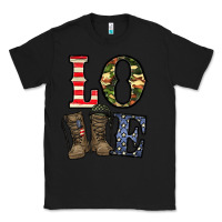 Black loce army Classic Tee - CowhideDigitalArt