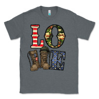Charcoal Heather loce army Classic Tee - CowhideDigitalArt