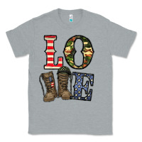 Heather Grey loce army Classic Tee - CowhideDigitalArt