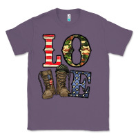 Lavender loce army Classic Tee - CowhideDigitalArt