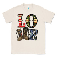 Natural loce army Classic Tee - CowhideDigitalArt
