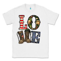 White loce army Classic Tee - CowhideDigitalArt