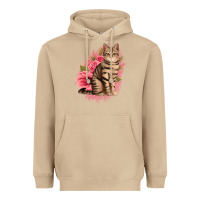 Mushroom floral cat Heavyweight Hoodie - Jasminsmagicworld