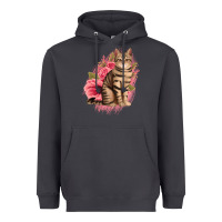 Smoke floral cat Heavyweight Hoodie - Jasminsmagicworld
