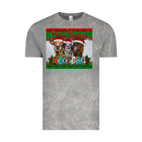 Cloud Rock merry christmas heifers Vintage Tee - RanaPortraitStore