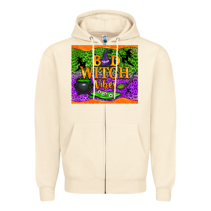 Bad Witch Vibes Tumbler Zipper Hoodie by BundleAndBundleShop | Teevron