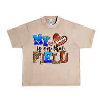 My Heart Is On That Field American Football Urban Heavy Tee | Teevron