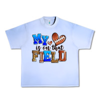 Grape Ice my heart is on that field american football Urban Heavy Tee - Zillion Design Studio