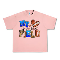 Salmon my heart is on that field american football Urban Heavy Tee - Zillion Design Studio
