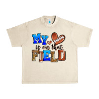 Sandshell my heart is on that field american football Urban Heavy Tee - Zillion Design Studio