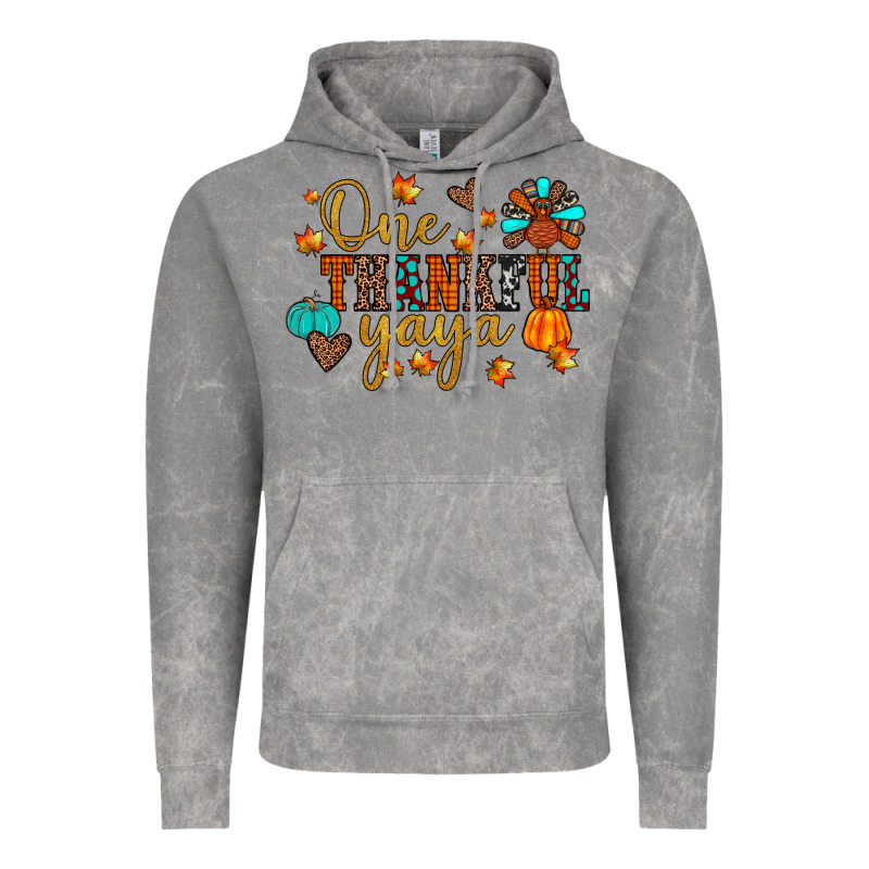 One Thankful Yaya Vintage Hoodie by JahusDesignShop | Teevron