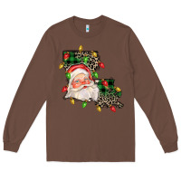 Chestnut Louisiana map christmas santa Long Sleeve Tee - FaDigitalArtStudio