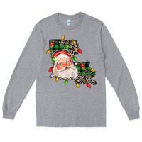 Louisiana Map Christmas Santa Long Sleeve Tee | Teevron