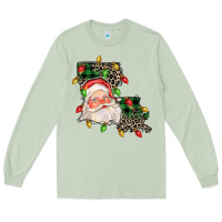 Matcha Louisiana map christmas santa Long Sleeve Tee - FaDigitalArtStudio
