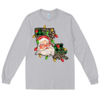 Moon Dust Louisiana map christmas santa Long Sleeve Tee - FaDigitalArtStudio