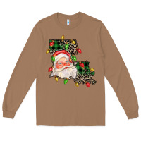 Toasted Coconut Louisiana map christmas santa Long Sleeve Tee - FaDigitalArtStudio