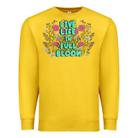 Lemon live life in full bloom Premium Sweatshirt - MaliasSmallBusiness