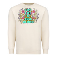 Sandshell live life in full bloom Premium Sweatshirt - MaliasSmallBusiness
