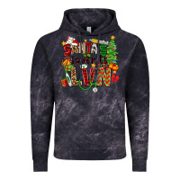 Cloud Black santa's favorite lvn Vintage Hoodie - Zillion Design Studio