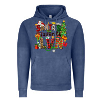 Vintage Denim santa's favorite lvn Vintage Hoodie - Zillion Design Studio