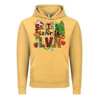 Vintage Mustard santa's favorite lvn Vintage Hoodie - Zillion Design Studio