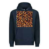Navy leopard seamless pattern bbs Premium Hoodie - BundleAndBundleShop