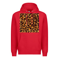 Red leopard seamless pattern bbs Premium Hoodie - BundleAndBundleShop