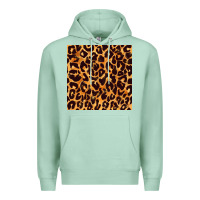 Seafoam leopard seamless pattern bbs Premium Hoodie - BundleAndBundleShop