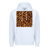White leopard seamless pattern bbs Premium Hoodie - BundleAndBundleShop