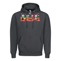 Smoke teacher fuel coffee cups Zipper Hoodie - Jasminsmagicworld