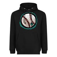 Black glitter baseball Heavyweight Hoodie - Jasminsmagicworld
