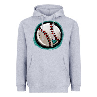 Heather Grey glitter baseball Heavyweight Hoodie - Jasminsmagicworld