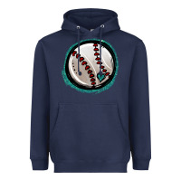 Navy glitter baseball Heavyweight Hoodie - Jasminsmagicworld