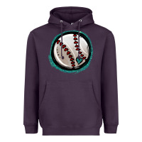 Plum glitter baseball Heavyweight Hoodie - Jasminsmagicworld