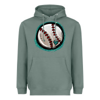 Sage glitter baseball Heavyweight Hoodie - Jasminsmagicworld