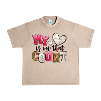 French Oak my heart is on that court volleyball Urban Heavy Tee - Zillion Design Studio