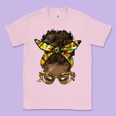 Afro Bun Classic Tee Designed By Hra Design Shop