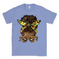 Colony Blue afro bun Classic Tee - HRA Design Shop
