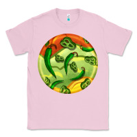 Bubblegum Pink hispanic heritage month round earrings 1 Classic Tee - BundleAndBundleShop