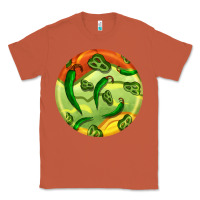 Copper hispanic heritage month round earrings 1 Classic Tee - BundleAndBundleShop