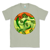 Matcha hispanic heritage month round earrings 1 Classic Tee - BundleAndBundleShop
