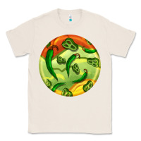 Natural hispanic heritage month round earrings 1 Classic Tee - BundleAndBundleShop