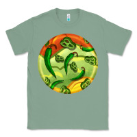 Sage hispanic heritage month round earrings 1 Classic Tee - BundleAndBundleShop