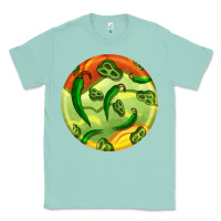 Seafoam hispanic heritage month round earrings 1 Classic Tee - BundleAndBundleShop