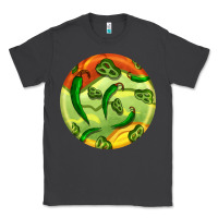 Smoke hispanic heritage month round earrings 1 Classic Tee - BundleAndBundleShop