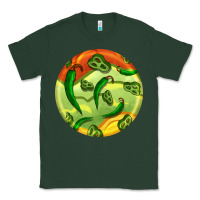 Sports Green hispanic heritage month round earrings 1 Classic Tee - BundleAndBundleShop